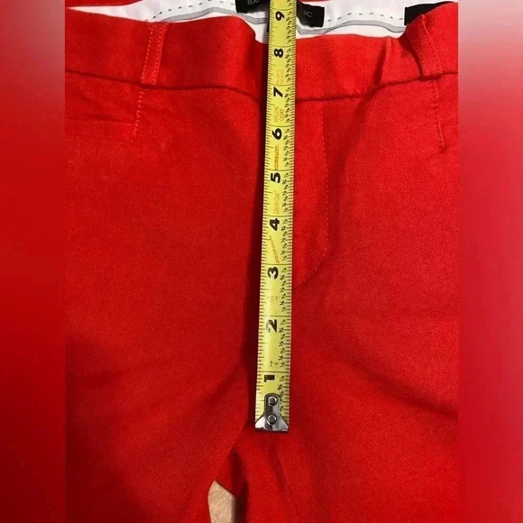 Banana Republic Sloan Red Orange Color Pants| Size 6 - Picture 8 of 9